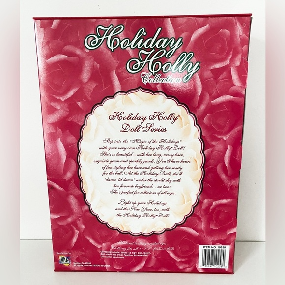 Vintage Jakks Pacific Holiday Holly 1998 Special Edition Doll – Collectible - Picture 3 of 3
